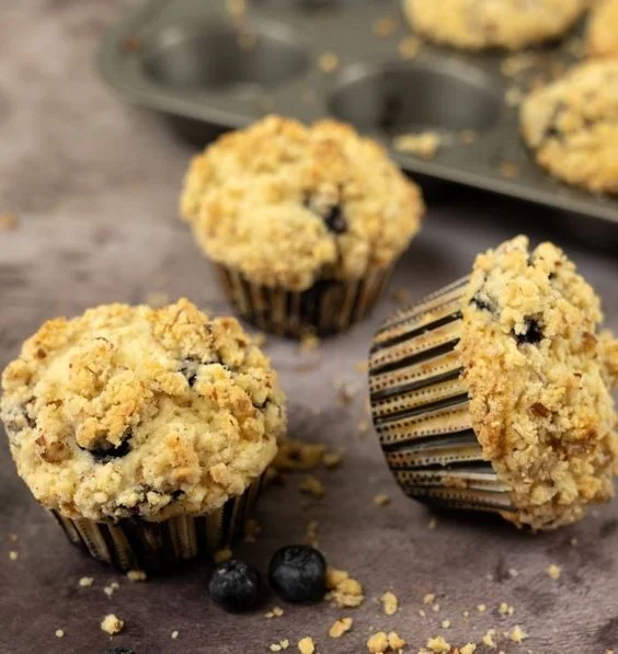 Blueberry Streusel Muffins